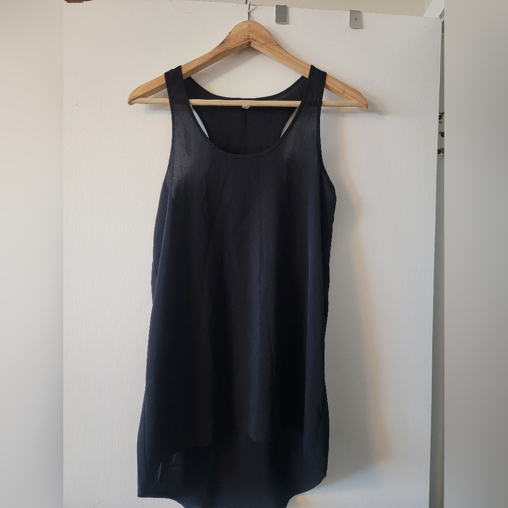 Sheer Black Tank